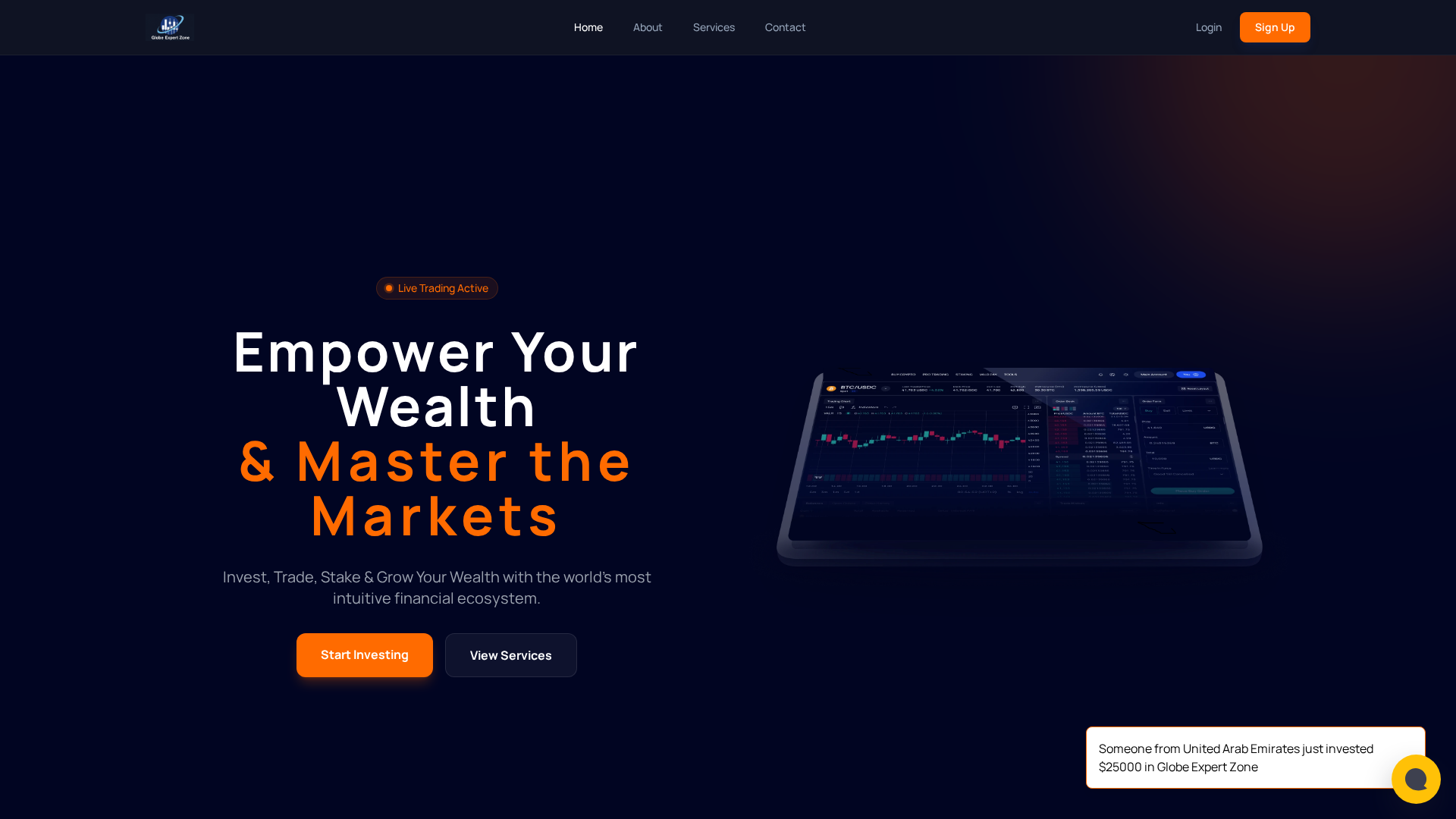 Screenshot of globexpertzone.online