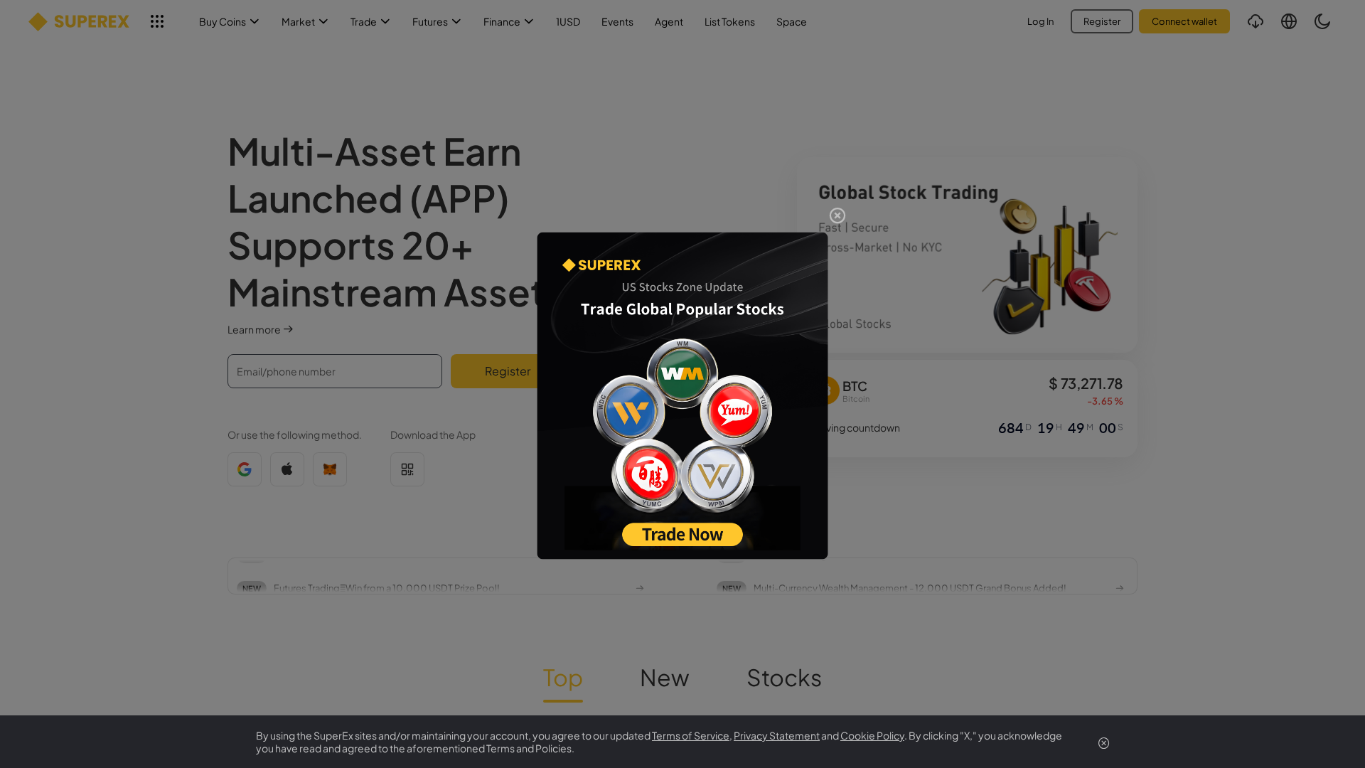 Screenshot of superex4098.online