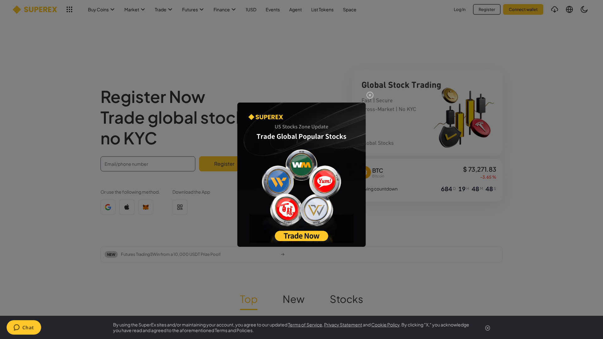 Screenshot of superex3098.online