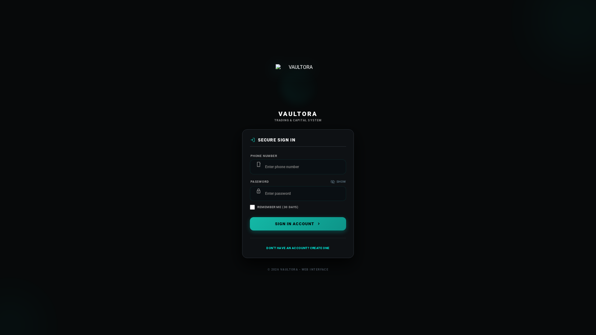 Screenshot of vaultora-ai.sbs