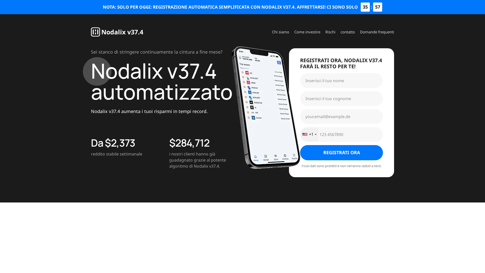 Screenshot of nodalixv374trade.com