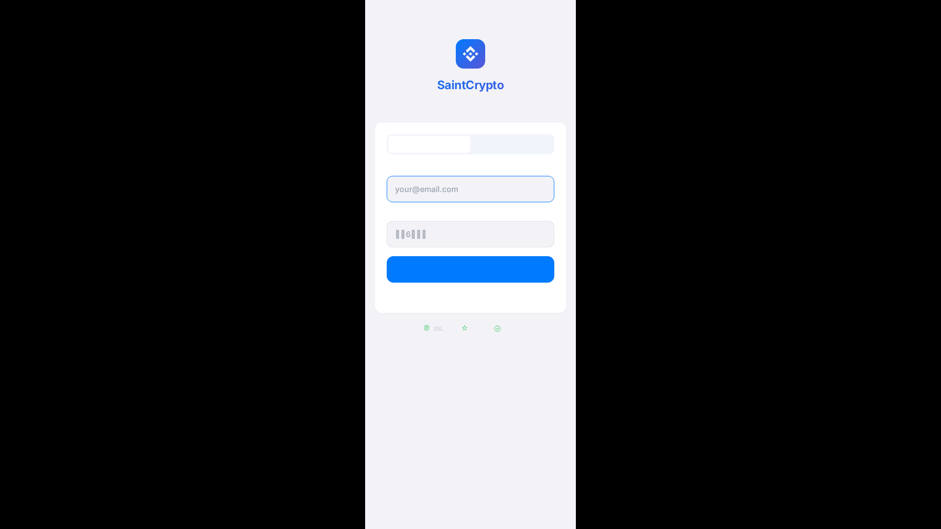 Screenshot of saintcrypto.top