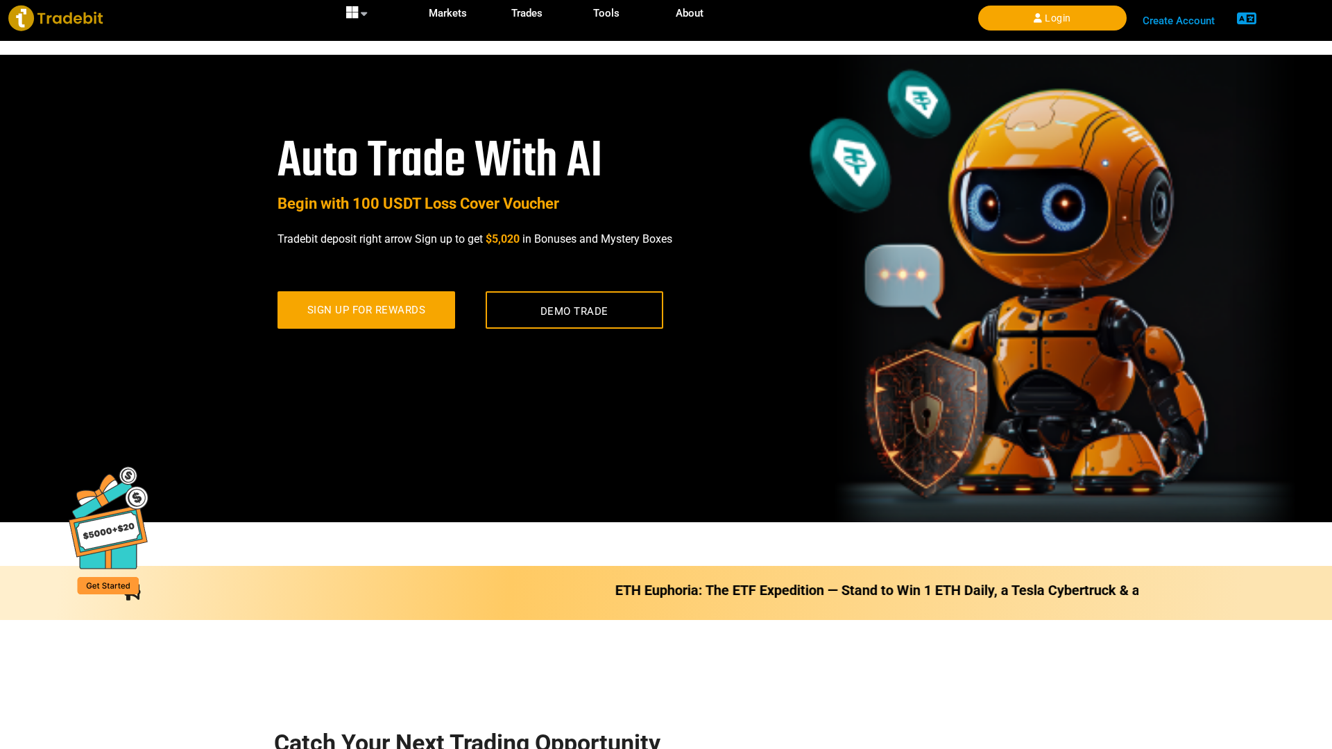 Screenshot of tradebit.cfd