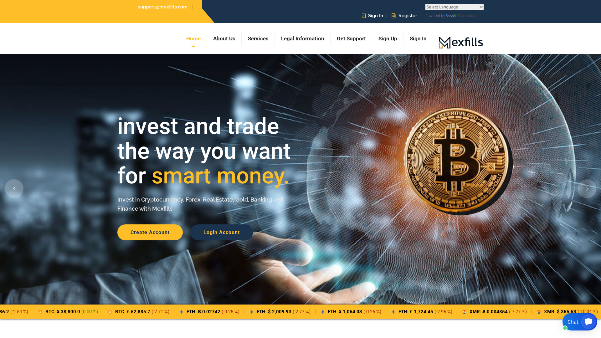 Screenshot of mexfills.net