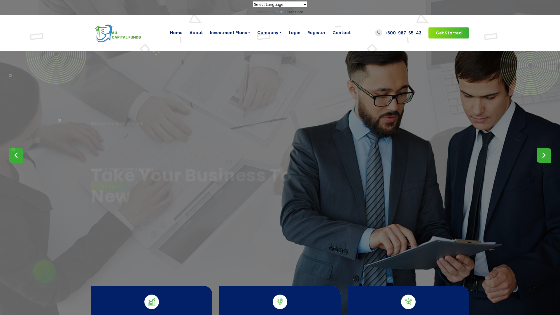 Screenshot of au-capitalfundslimited.org