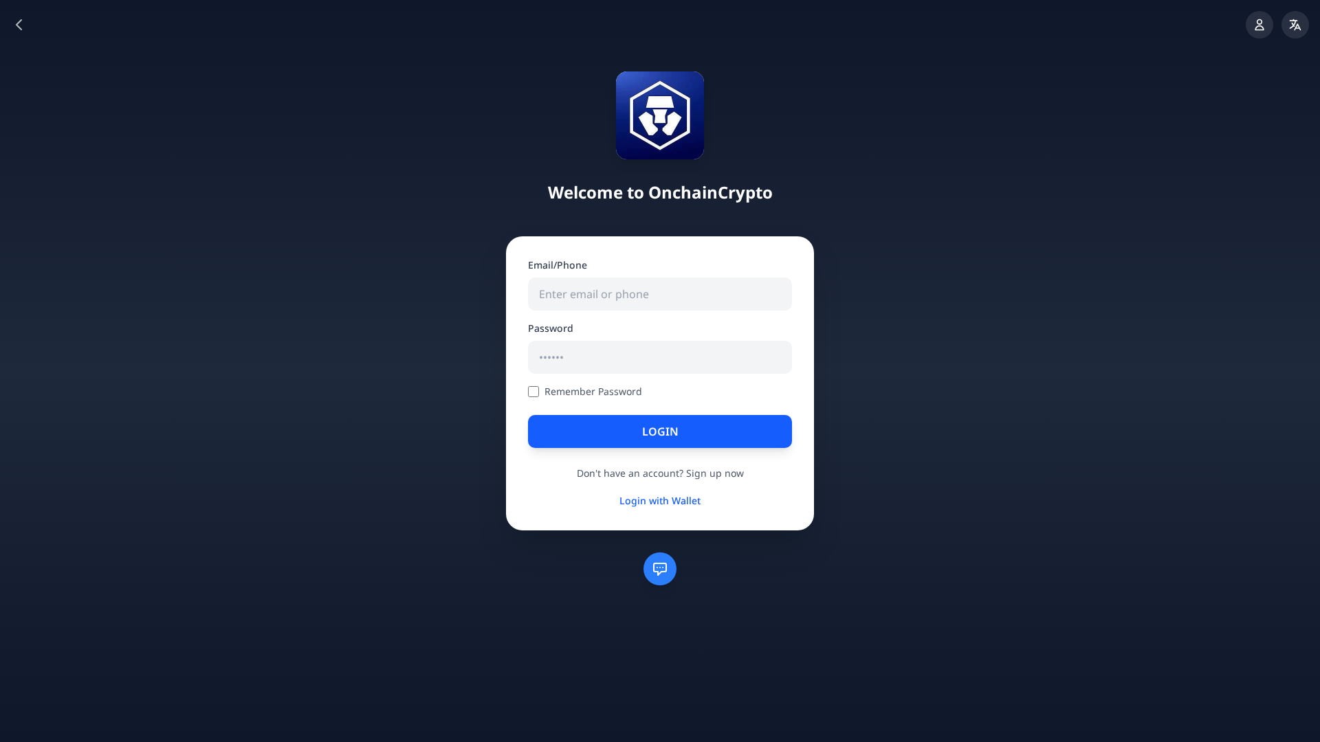 Screenshot of onchainbridgefi.com