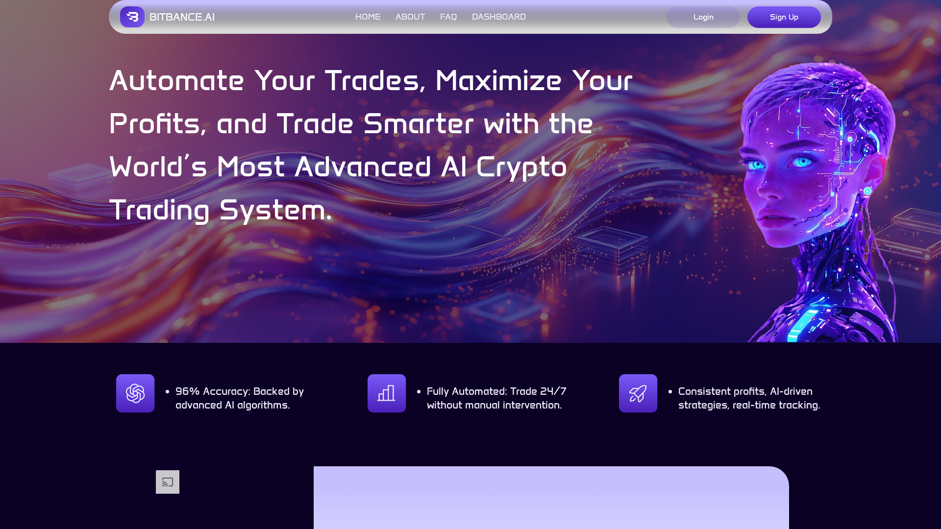 Screenshot of bitbance.ai