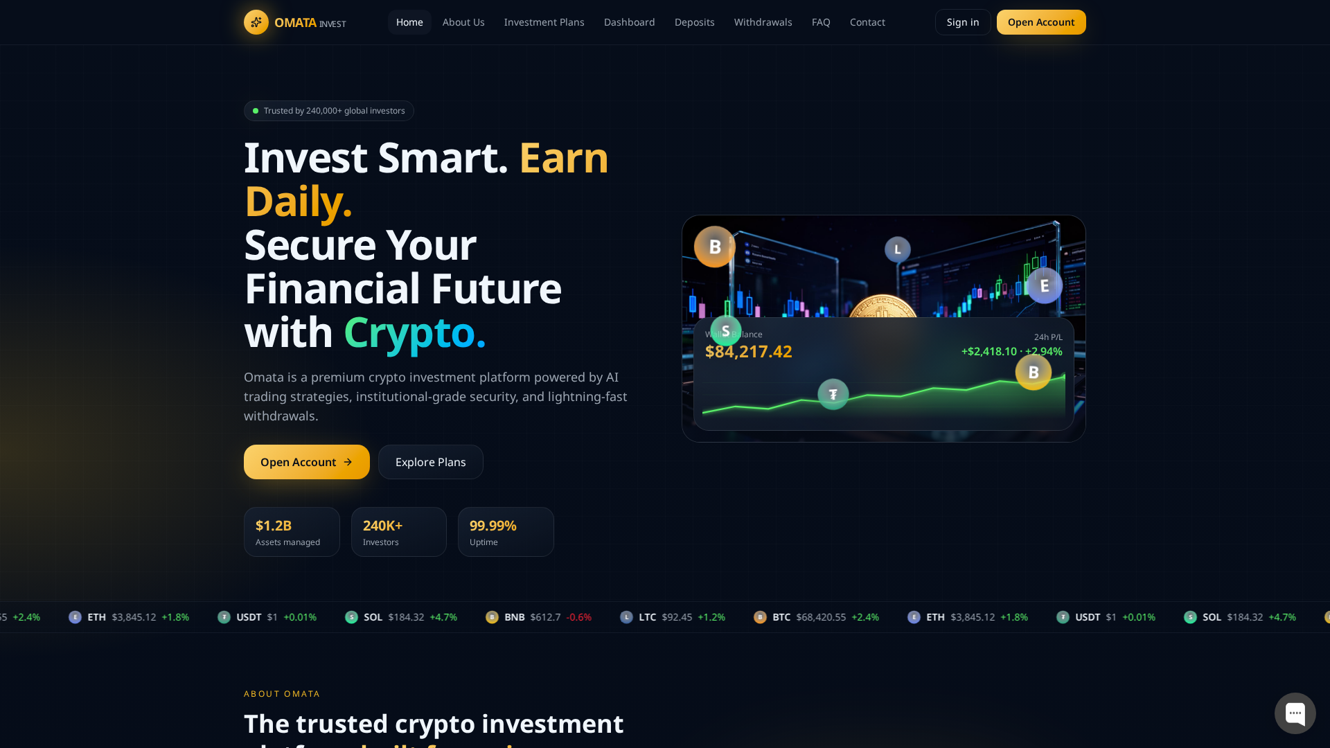 Screenshot of omataexchange.com