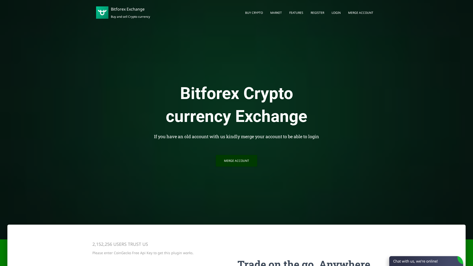 Screenshot of bitforex.biz