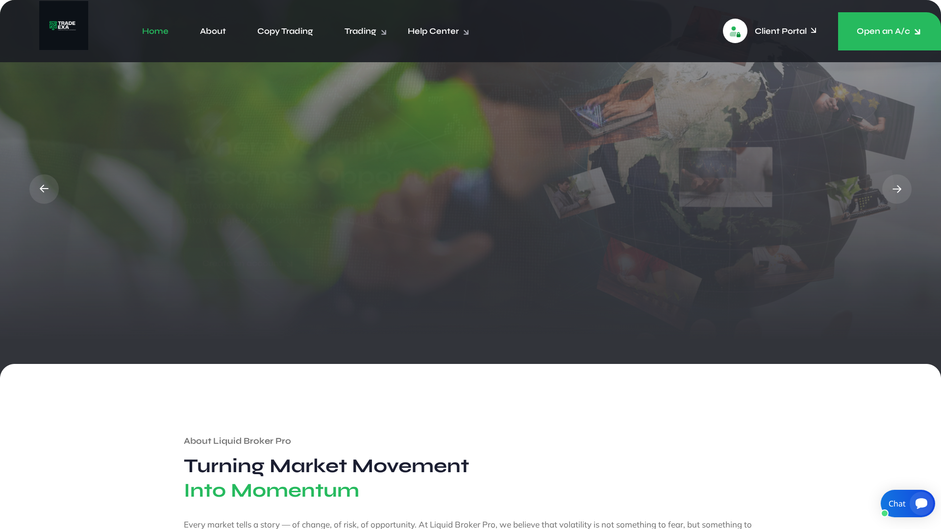 Screenshot of tradeexa.live