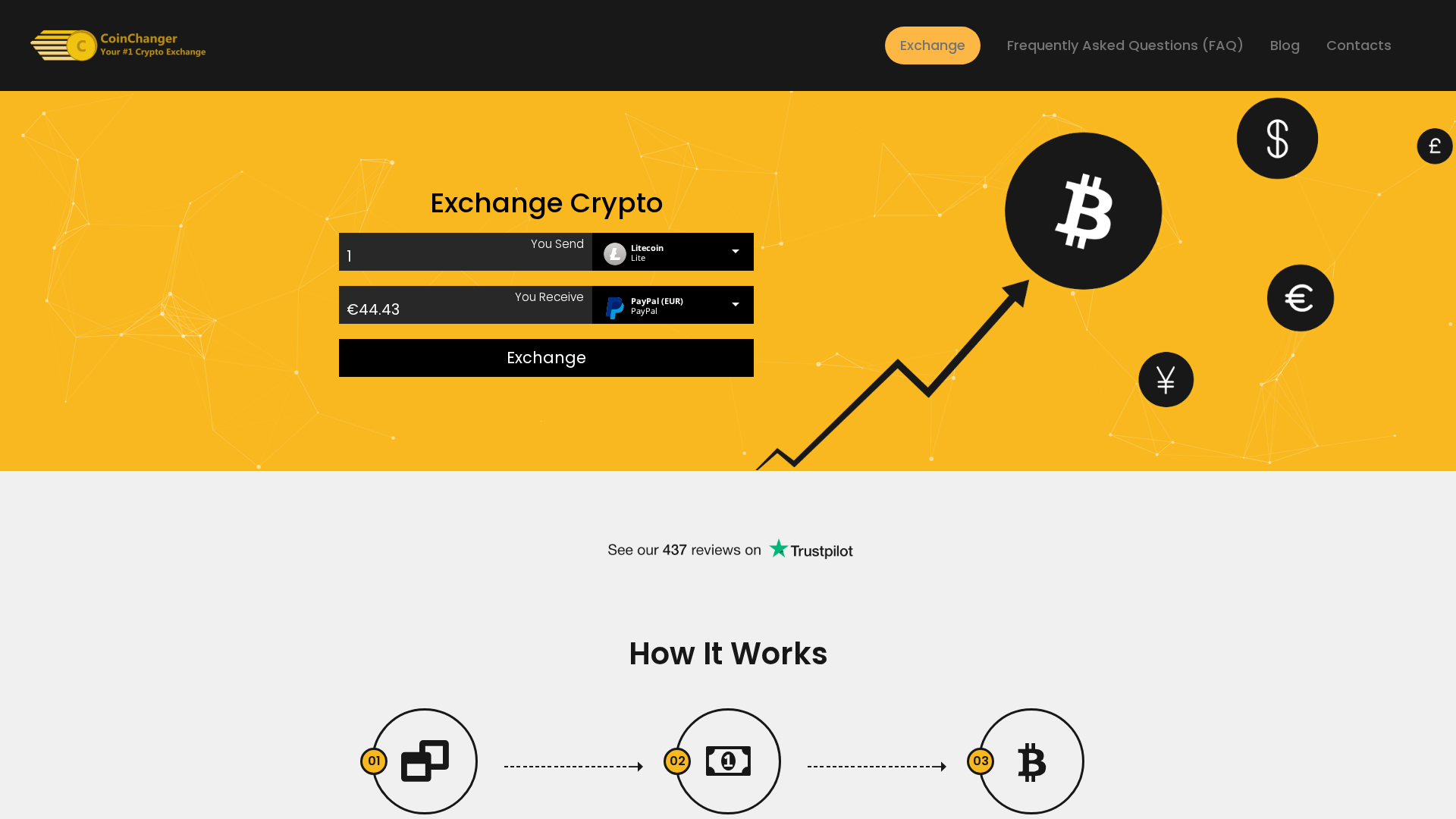 Screenshot of coin-changer.org