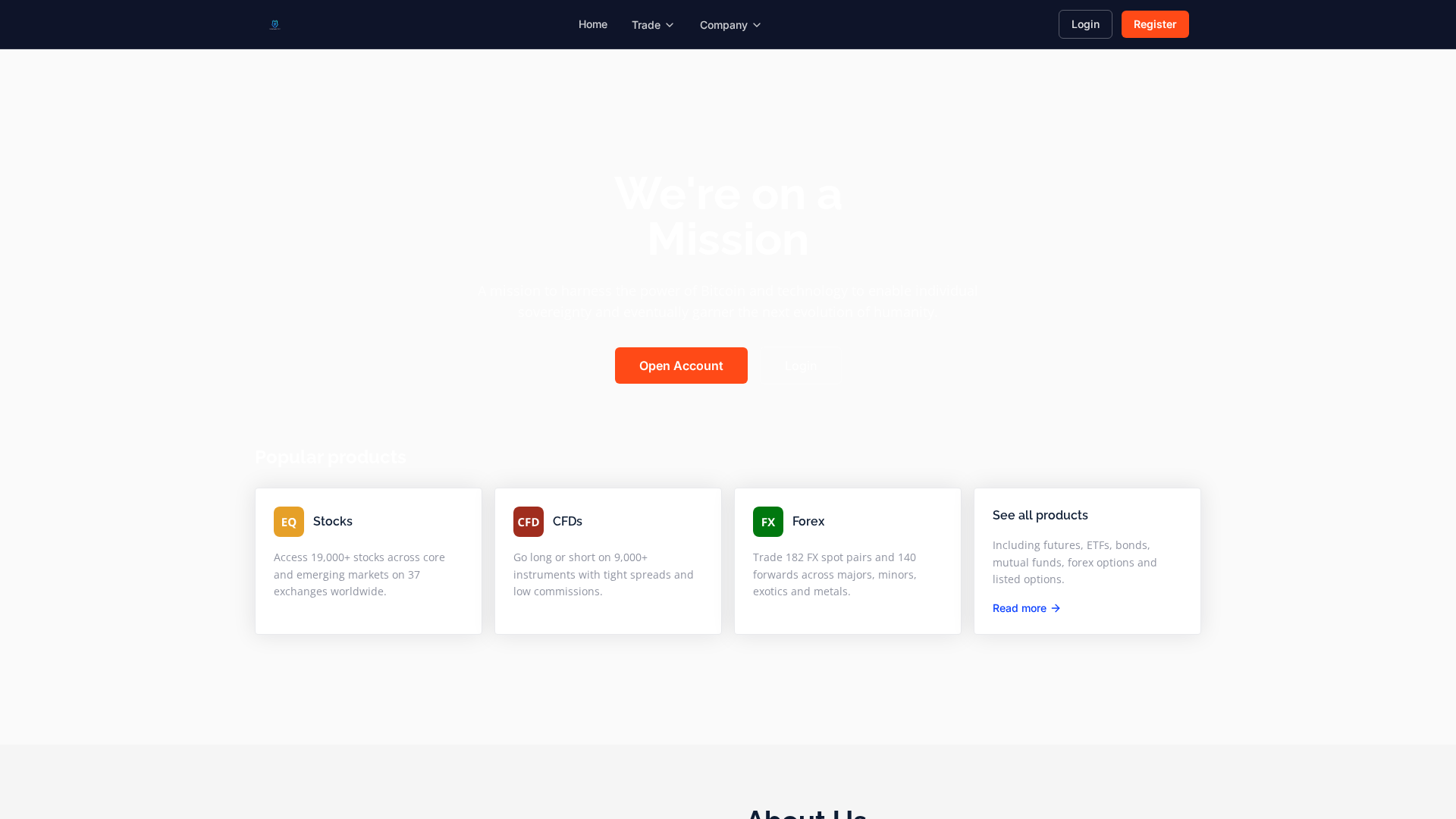 Screenshot of standardvest.xyz