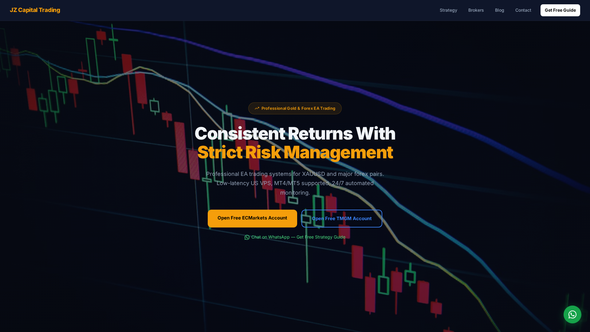 Screenshot of wjjfx.com