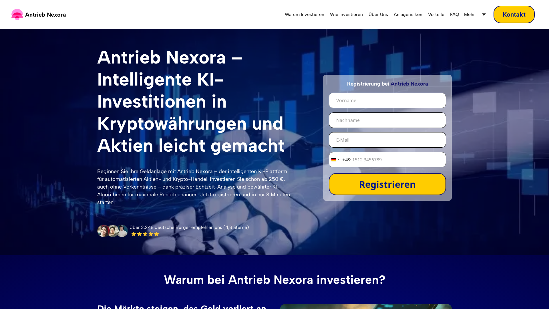 Screenshot of antrieb-nexora.de