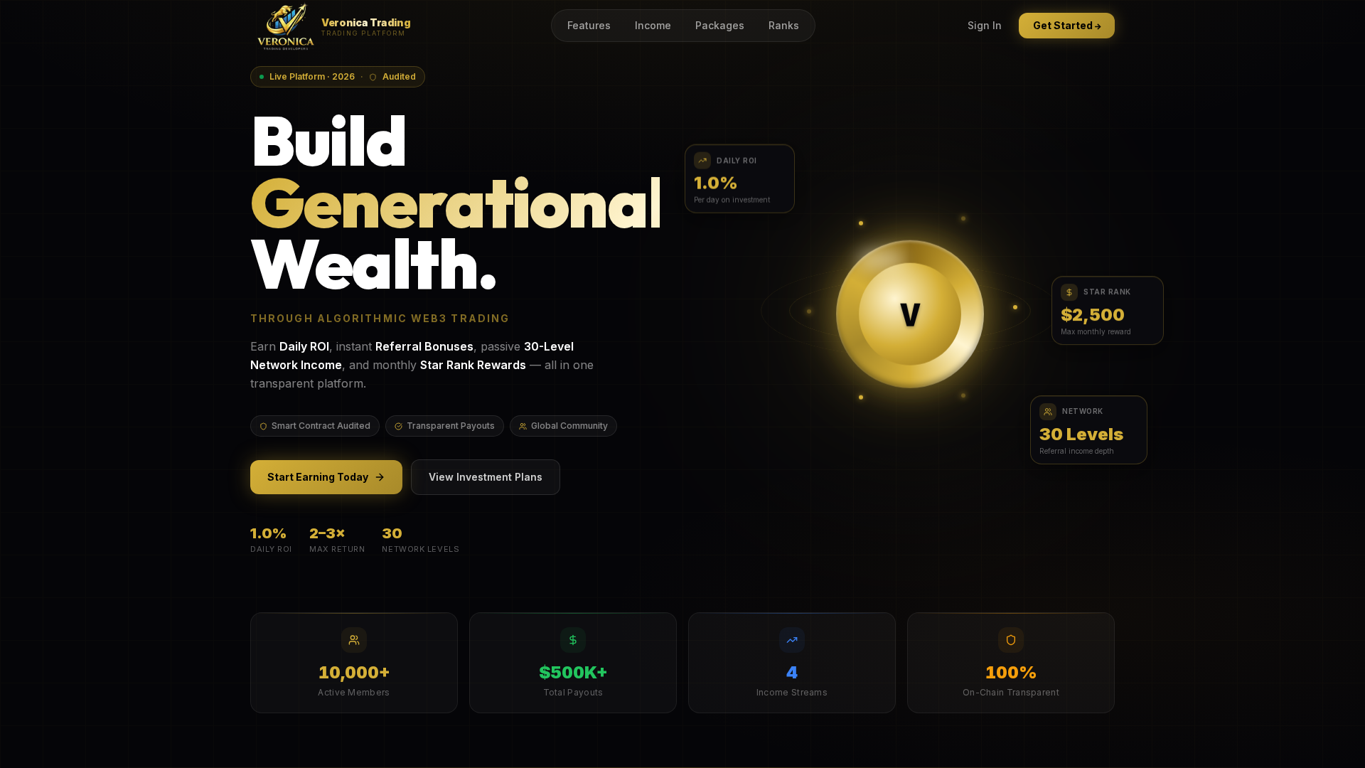 Screenshot of vrctradingdevelopers.com