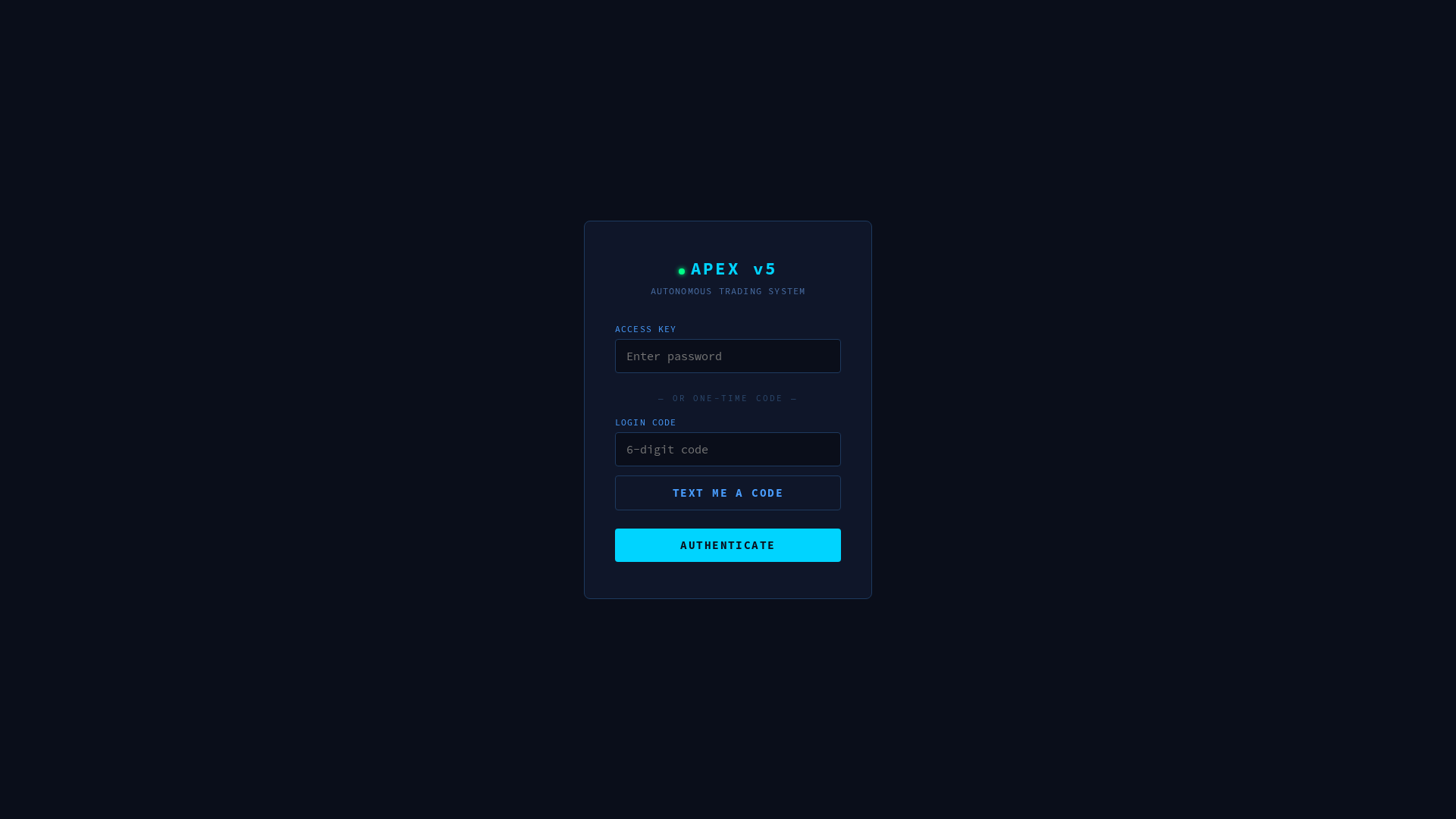 Screenshot of apex-v5.duckdns.org