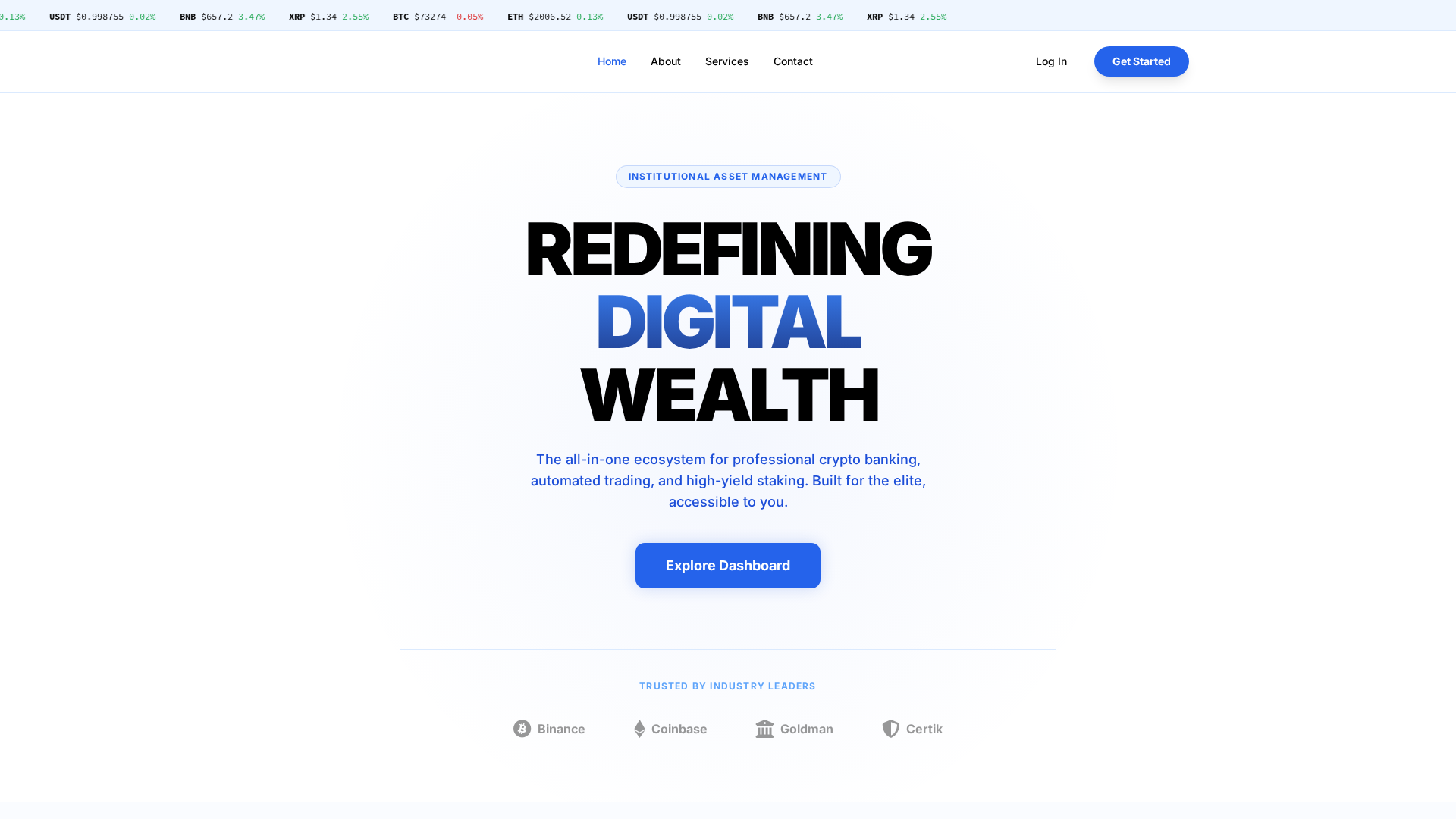 Screenshot of qfsledgerglobal.org