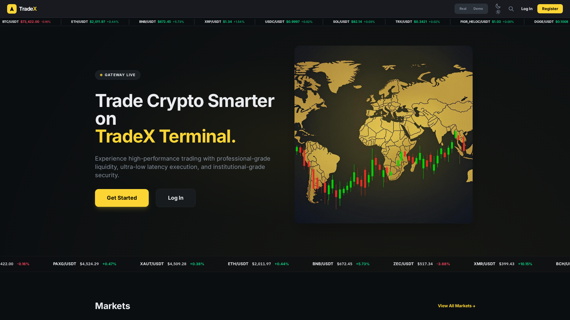 Screenshot of jointradex.com