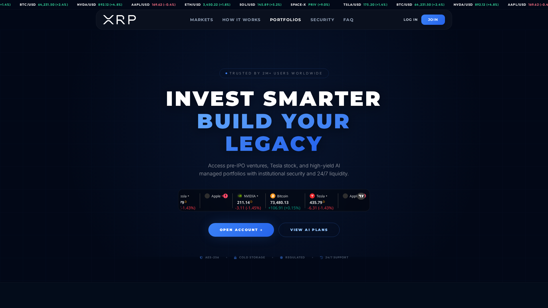 Screenshot of xrplmarkets.co