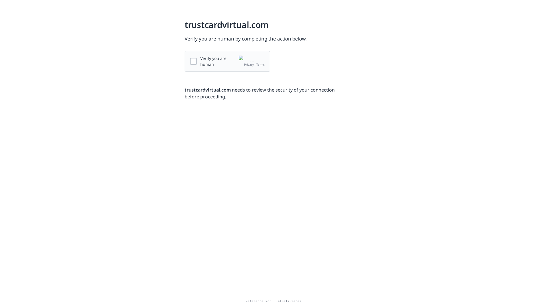 Screenshot of trustcardprovider.com