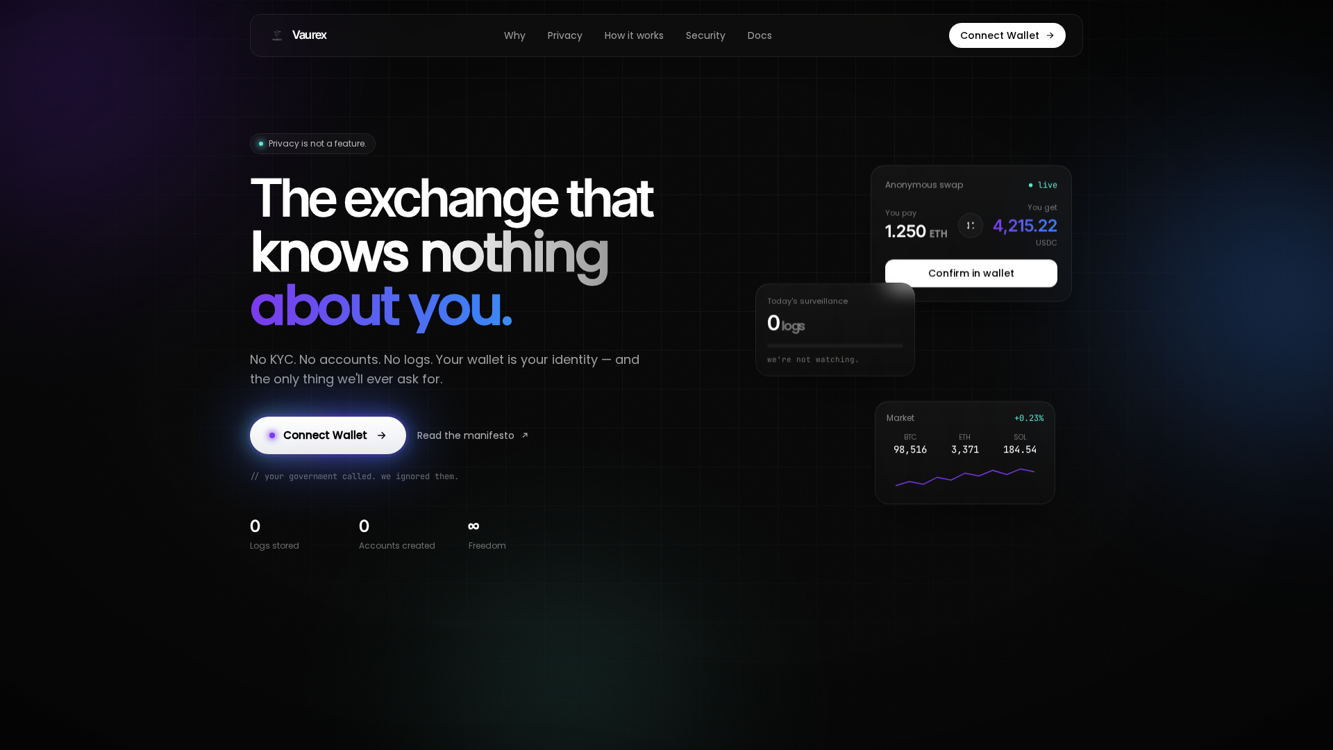 Screenshot of vaurex.co