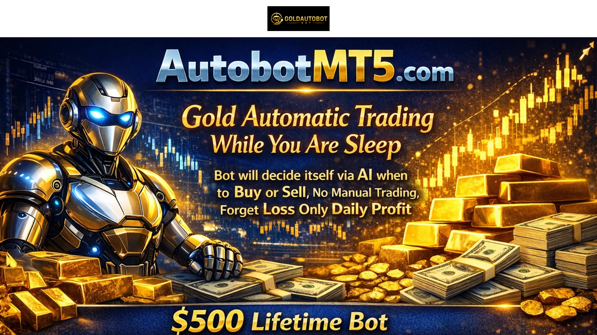 Screenshot of goldautobot.com