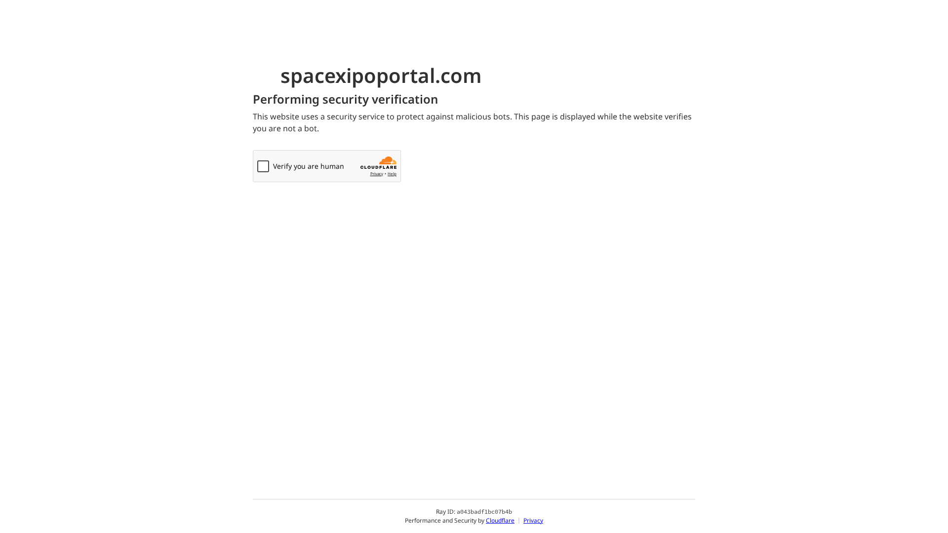 Screenshot of spacexipoportal.com