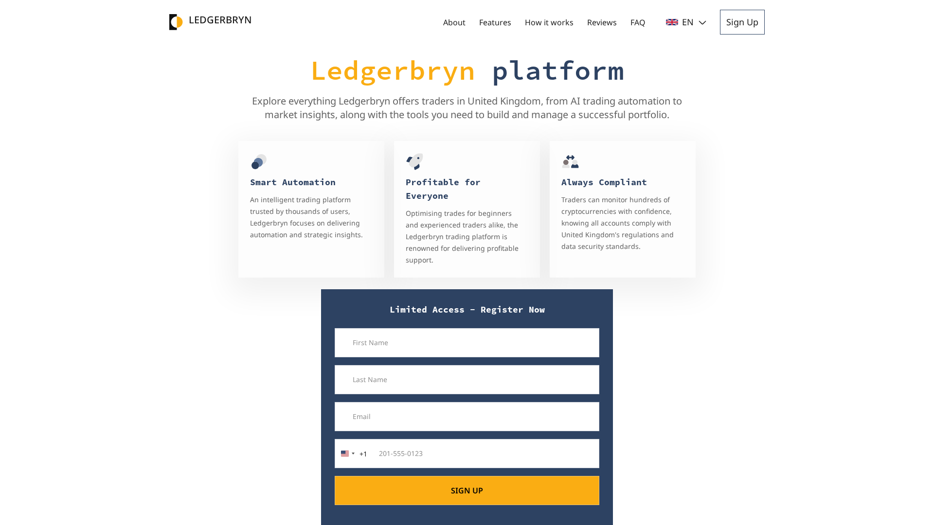 Screenshot of ledgerbryn.app