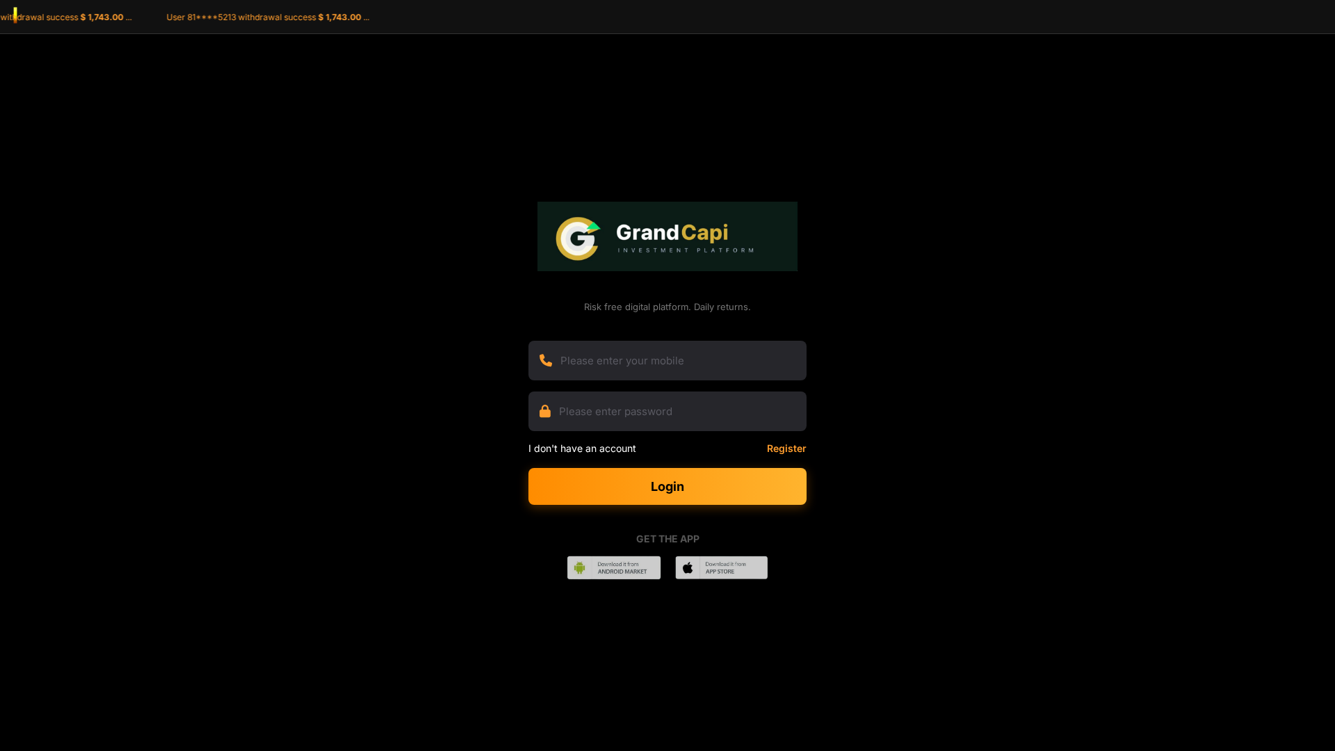 Screenshot of grandcapi.xyz