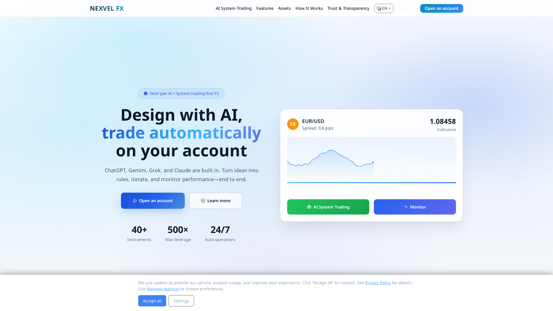 Screenshot of nexvel-fx.com