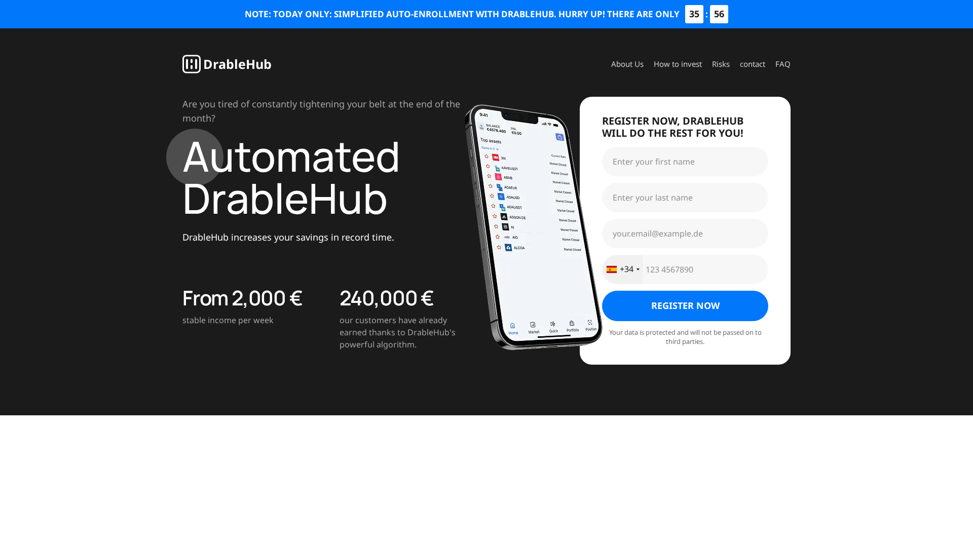 Screenshot of goldspirenexo.com