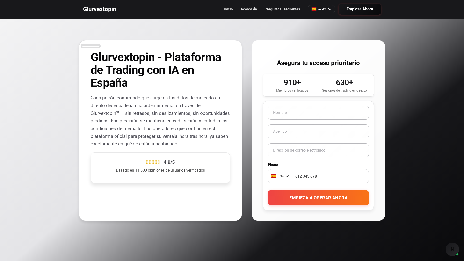 Screenshot of glurvextopin-es.com