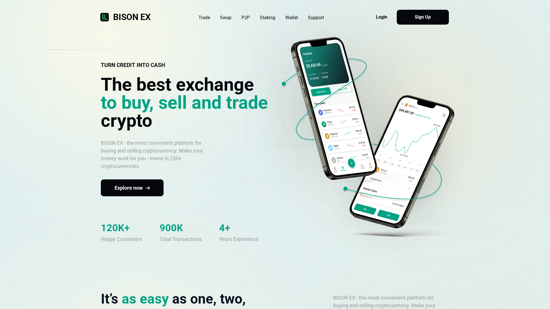 Screenshot of bisonex.de