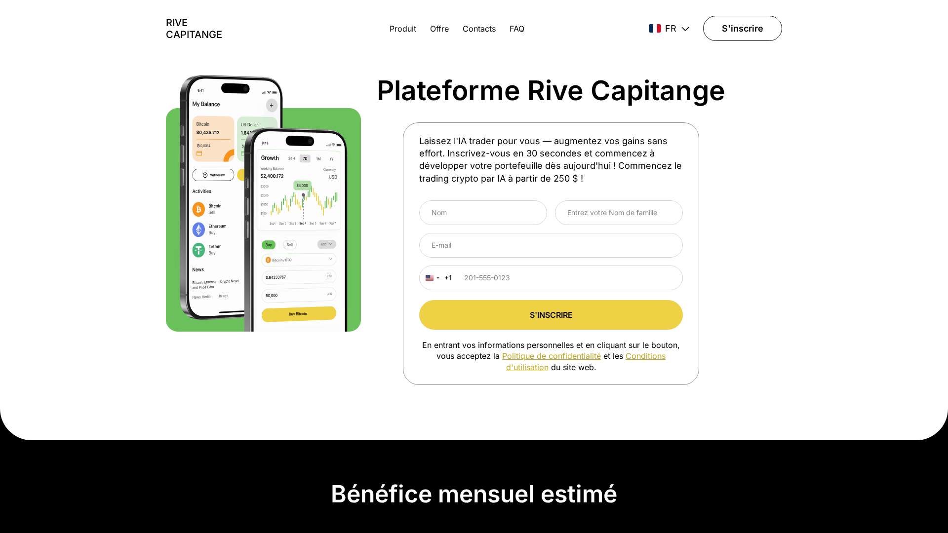 Screenshot of rive-capitange.com