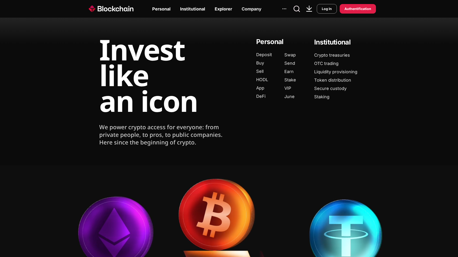 Screenshot of blockschain.uk