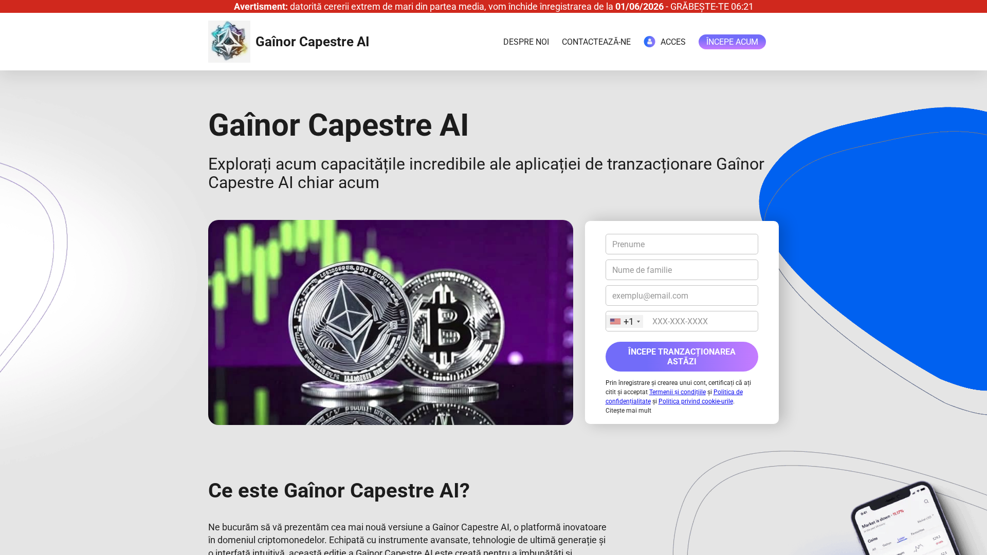 Screenshot of gainorcapestreai.net