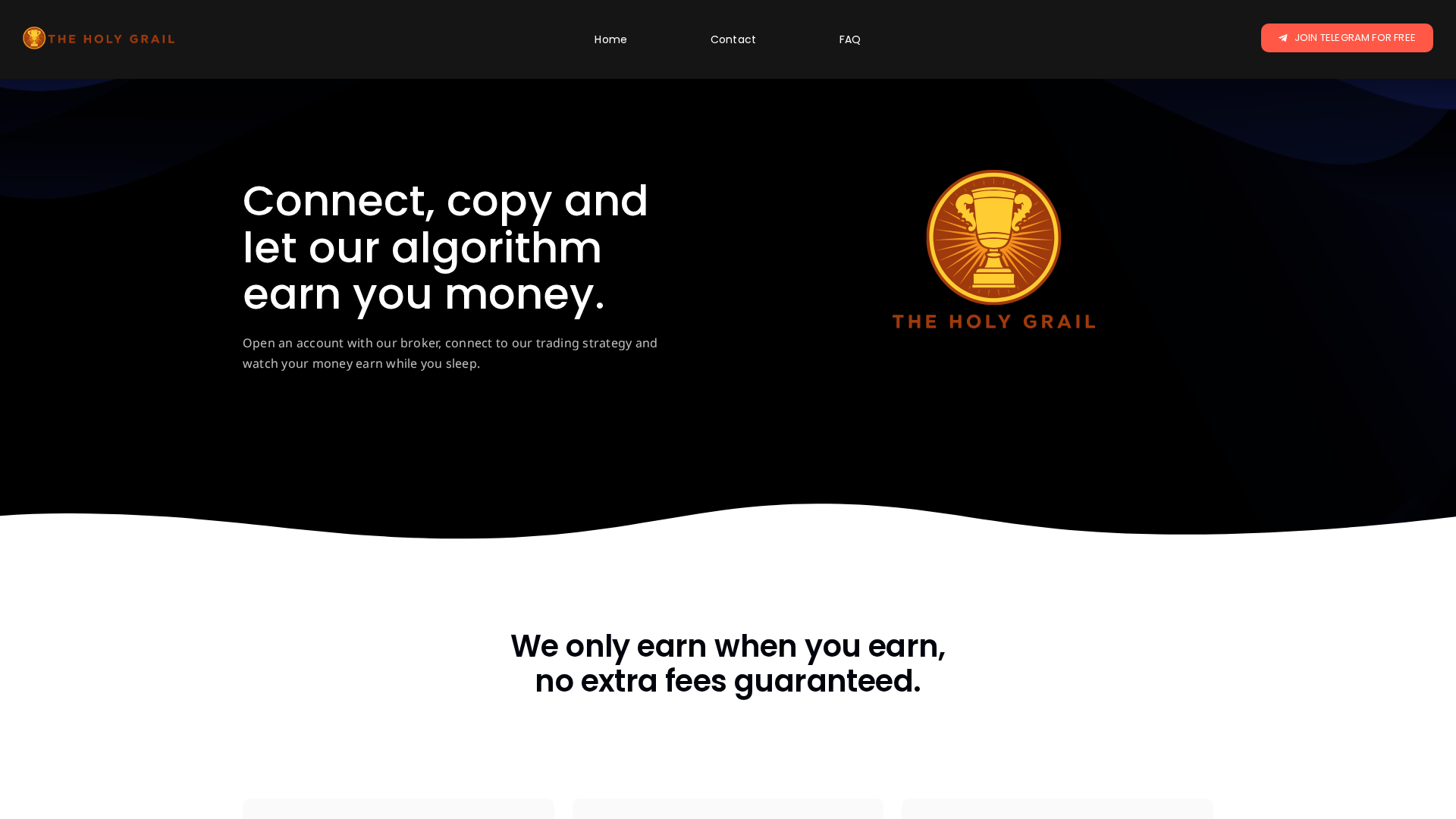 Screenshot of theholygrailfx.com
