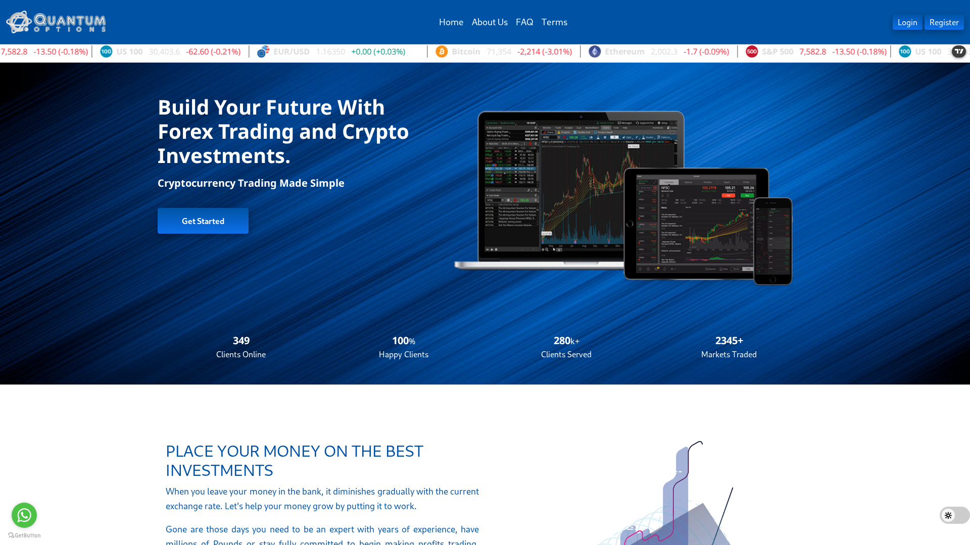 Screenshot of quantumnopts.com