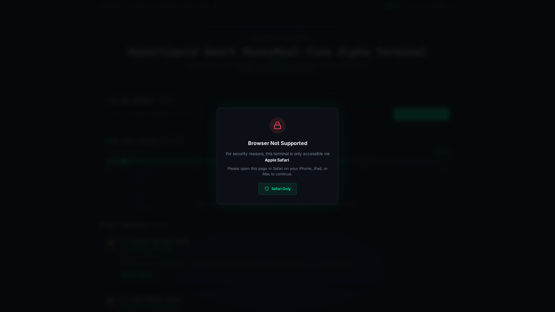 Screenshot of hyperalpha.space
