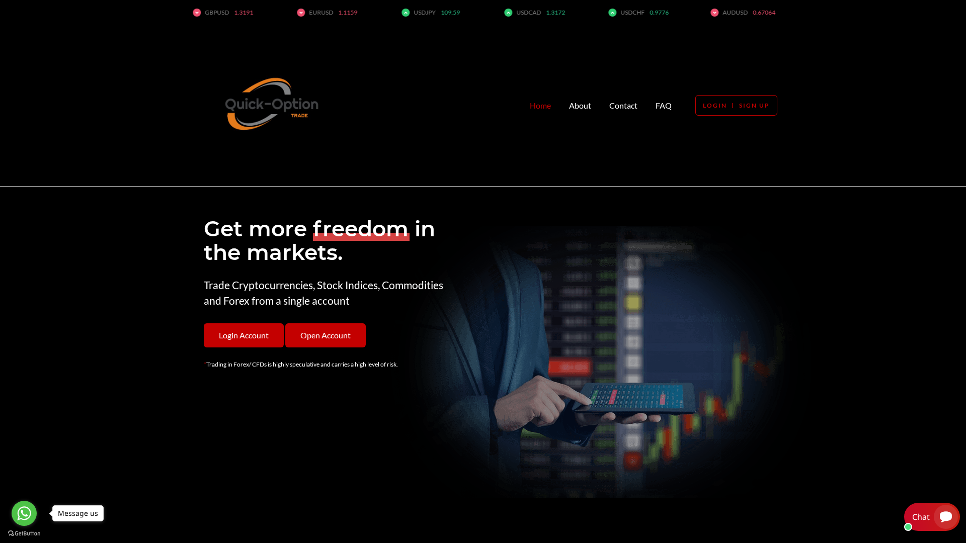 Screenshot of quickoptiontrd.click