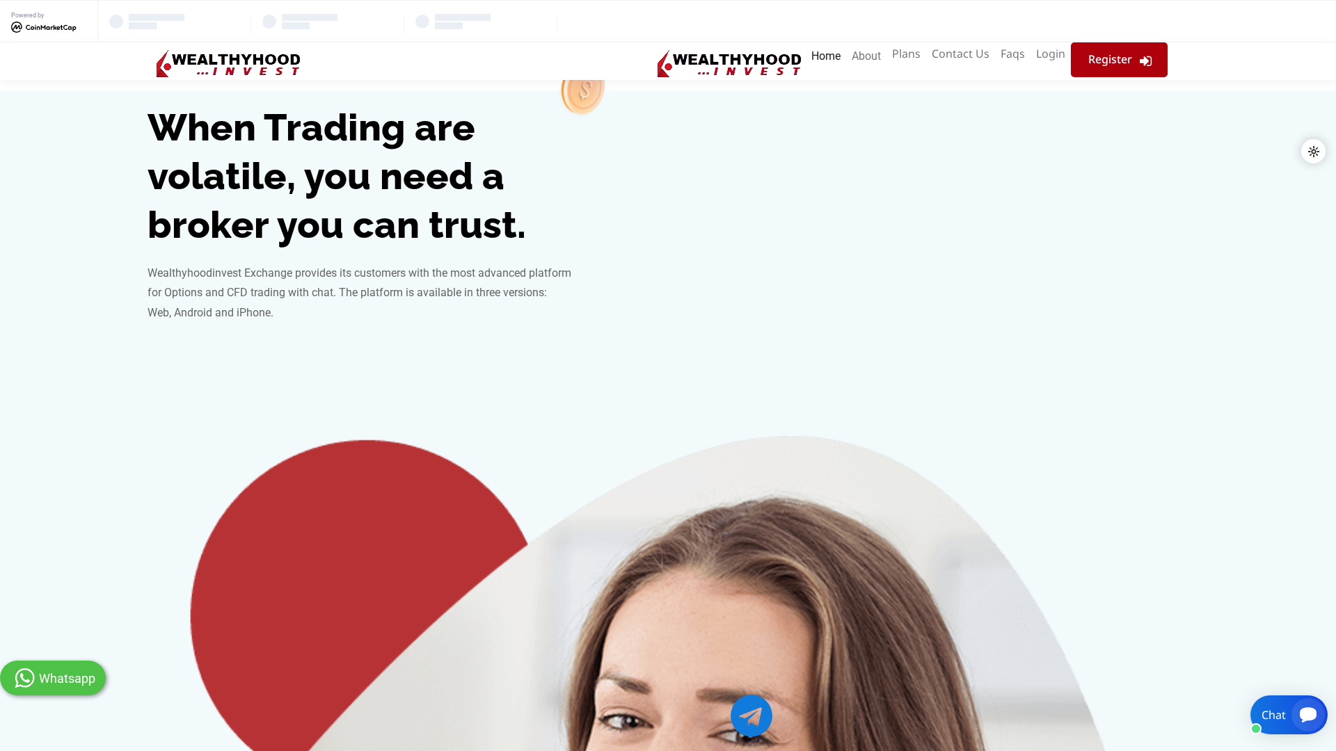 Screenshot of wealthyhoodsinvest.online