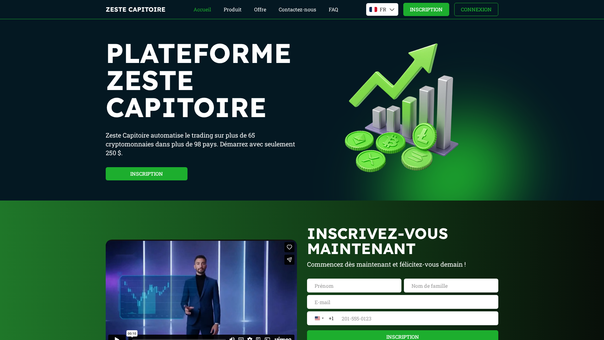 Screenshot of zeste-capitoire.com