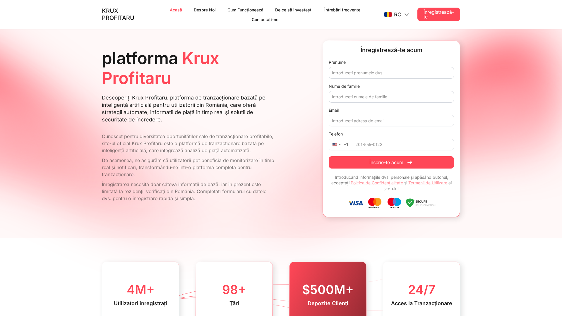 Screenshot of krux-profitaru.com