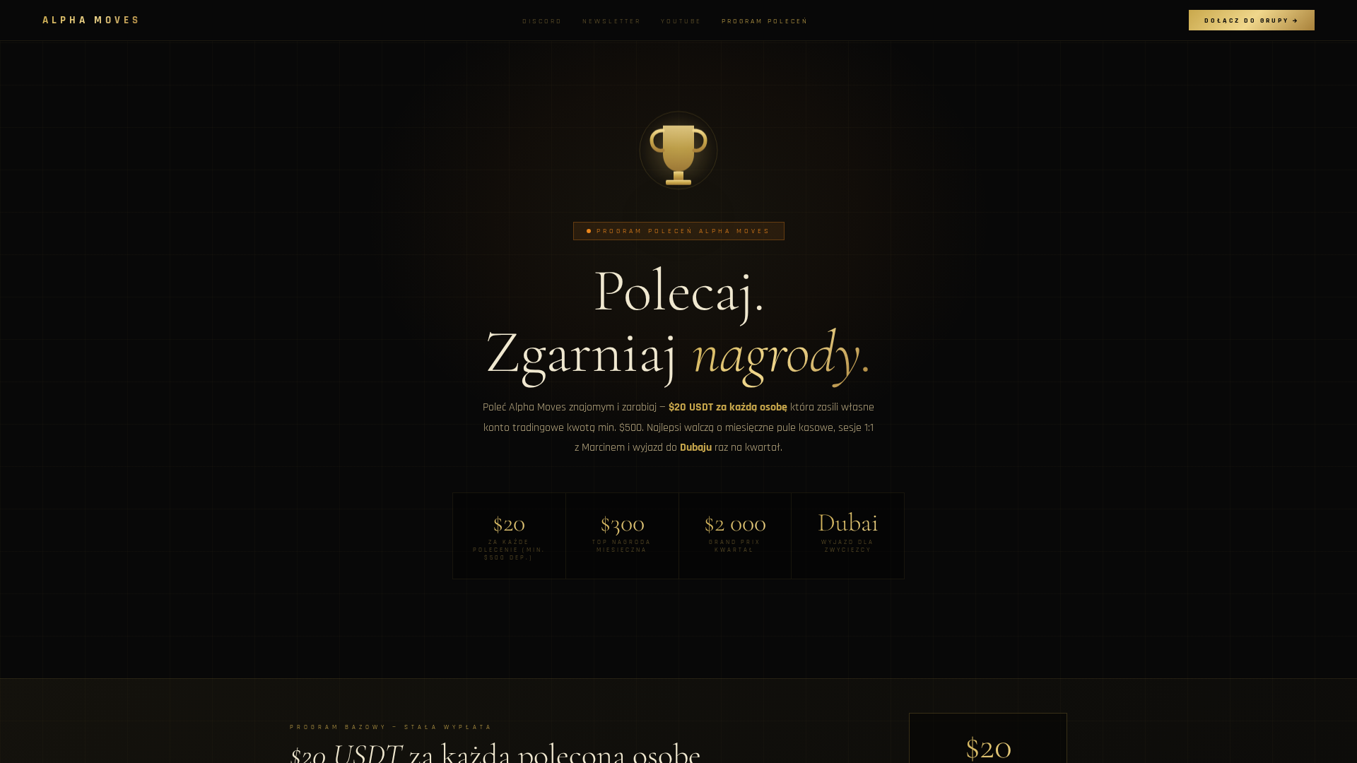 Screenshot of konkursalpha.pl