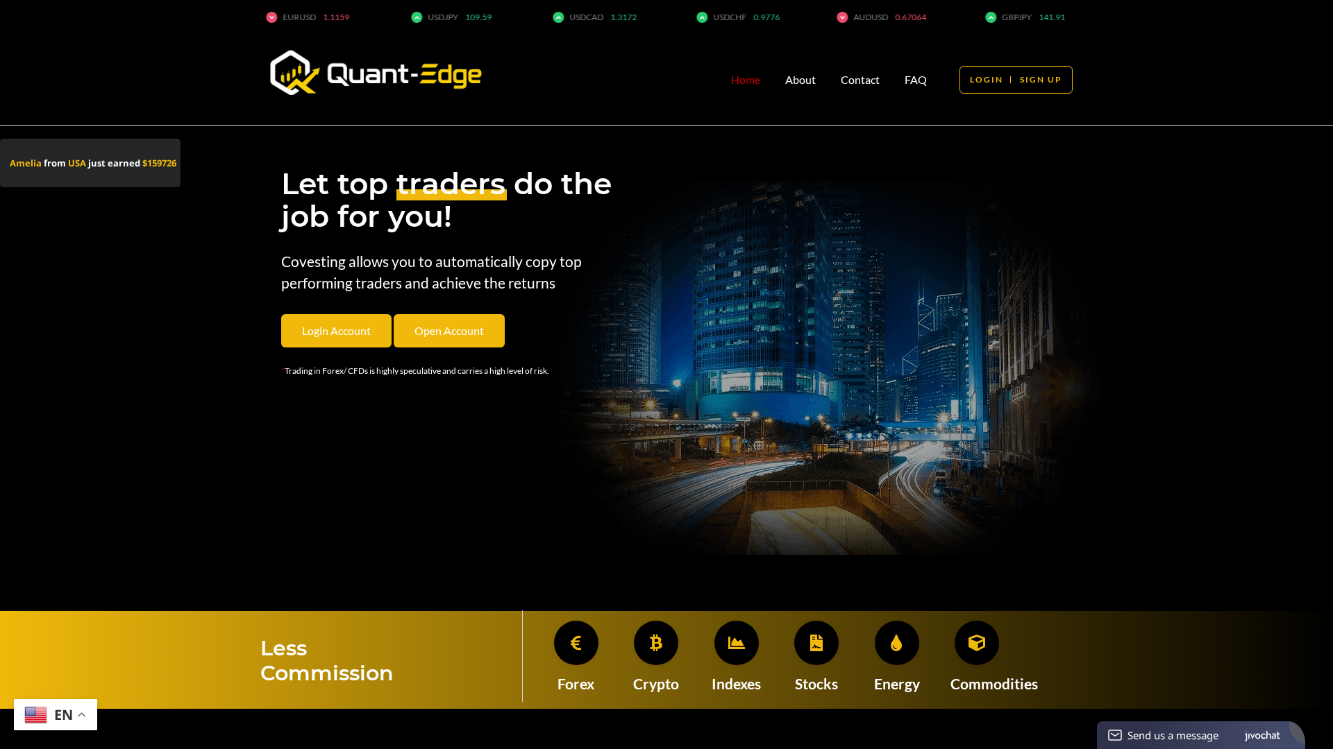 Screenshot of quant-edge.org