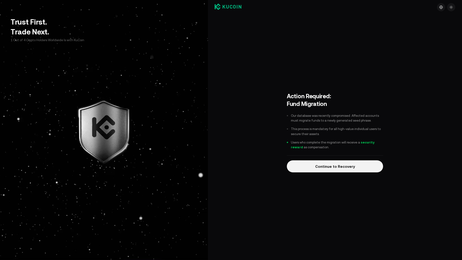 Screenshot of 687558-kucoin.com