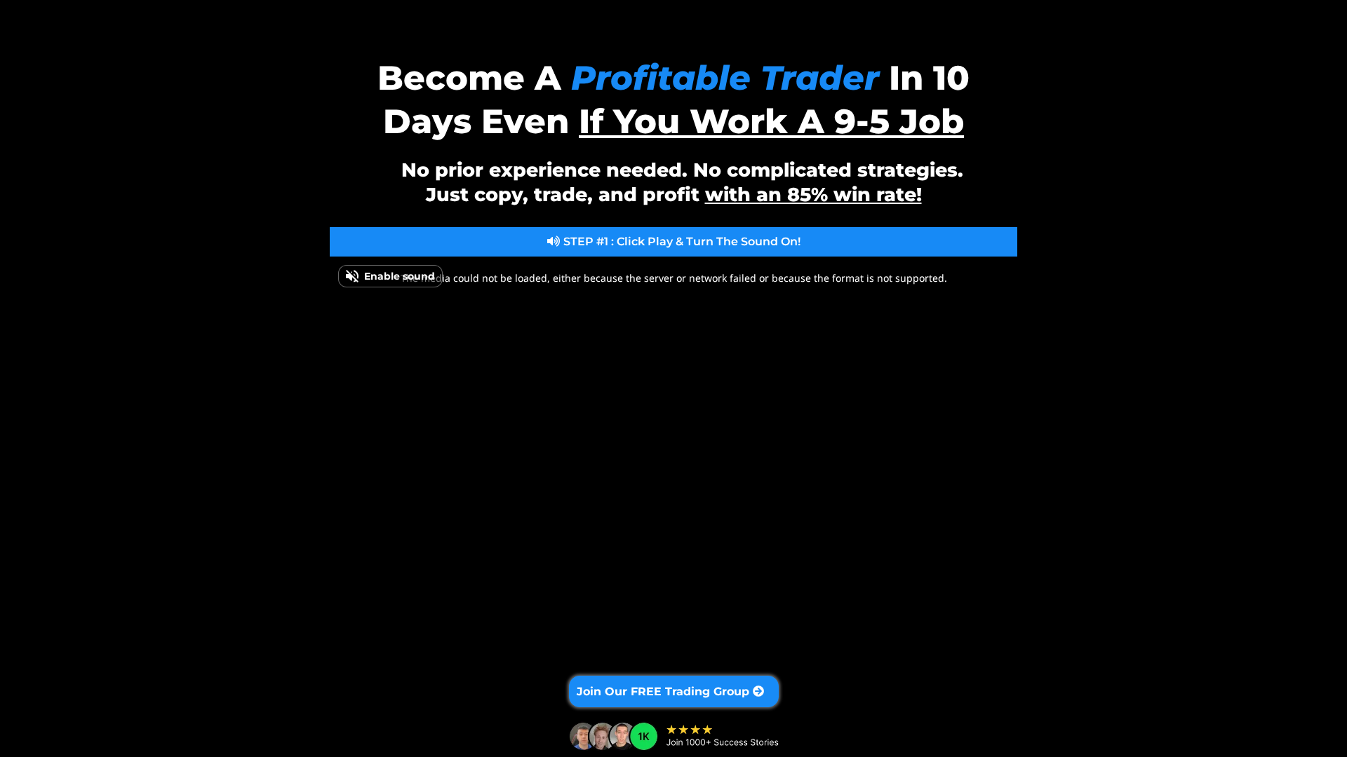 Screenshot of tradingwithpaulandlisa.com