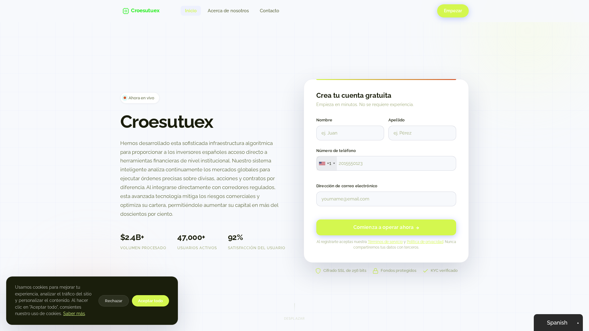 Screenshot of croesutuex.net
