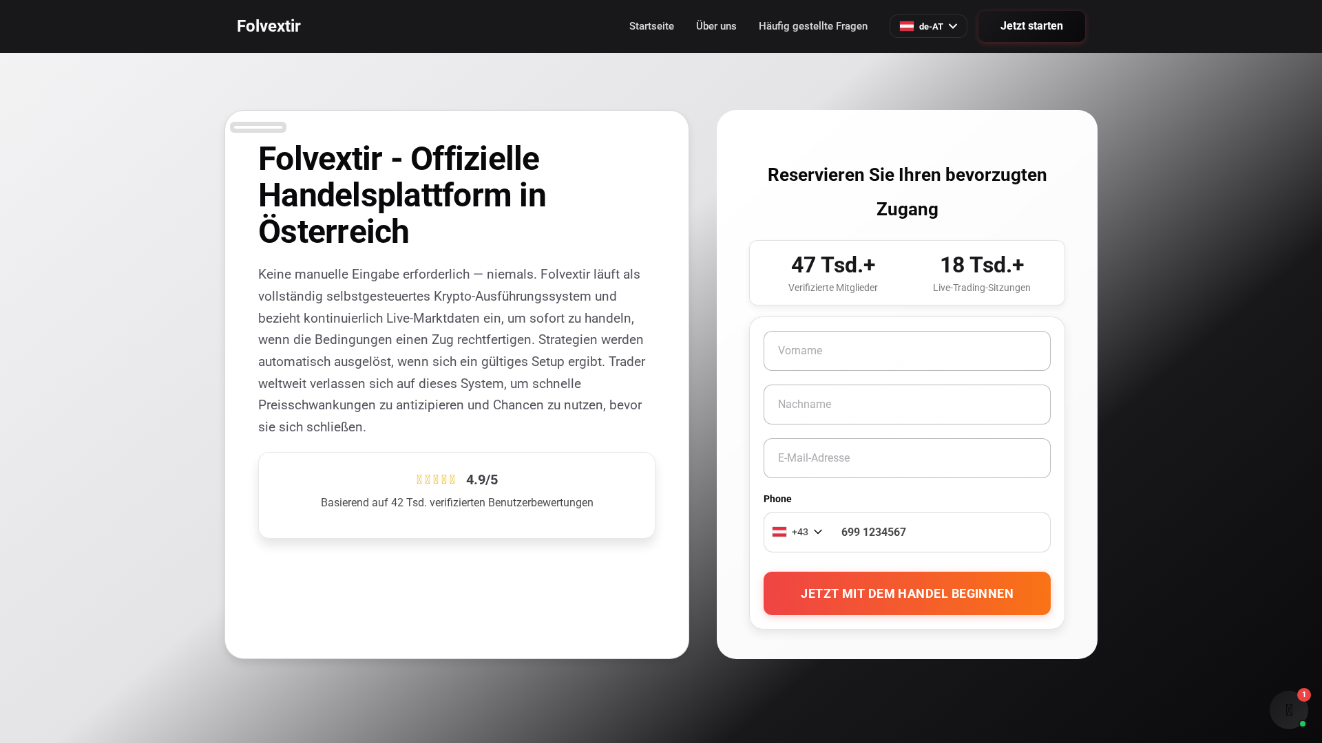 Screenshot of folvextir.at
