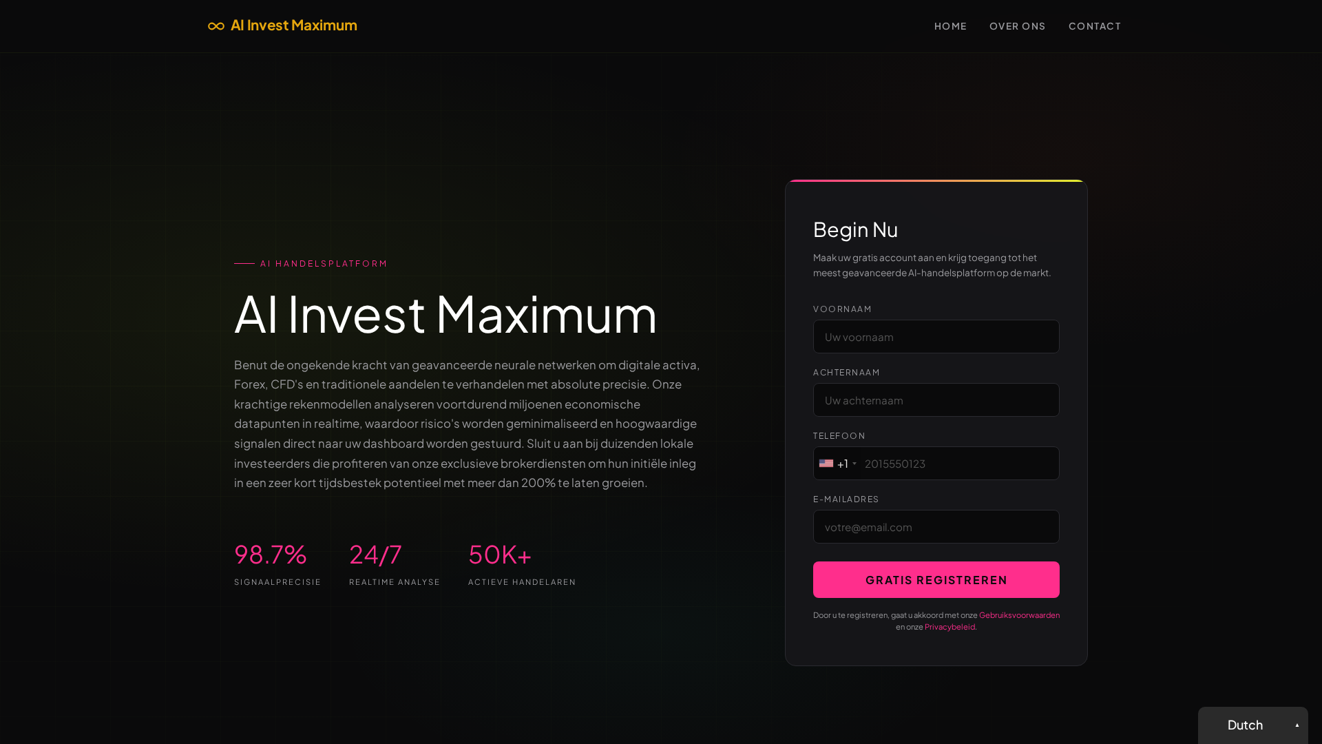 Screenshot of aiinvest-maximum.org
